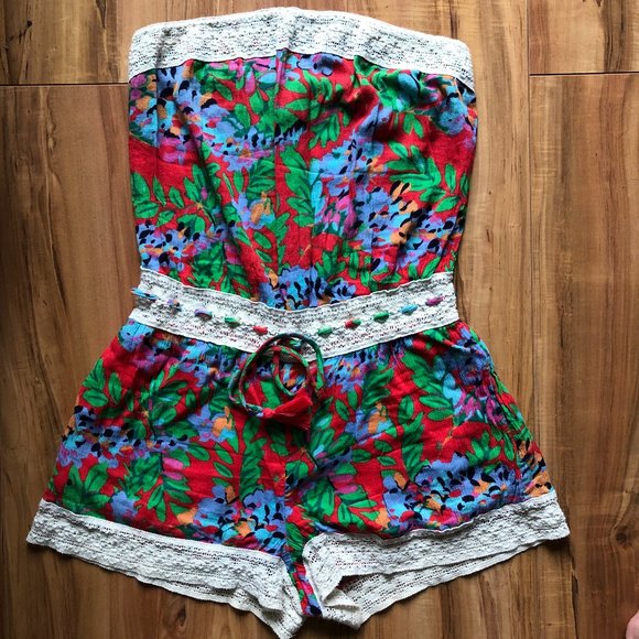 AERIE floral romper - Picture 1 of 7